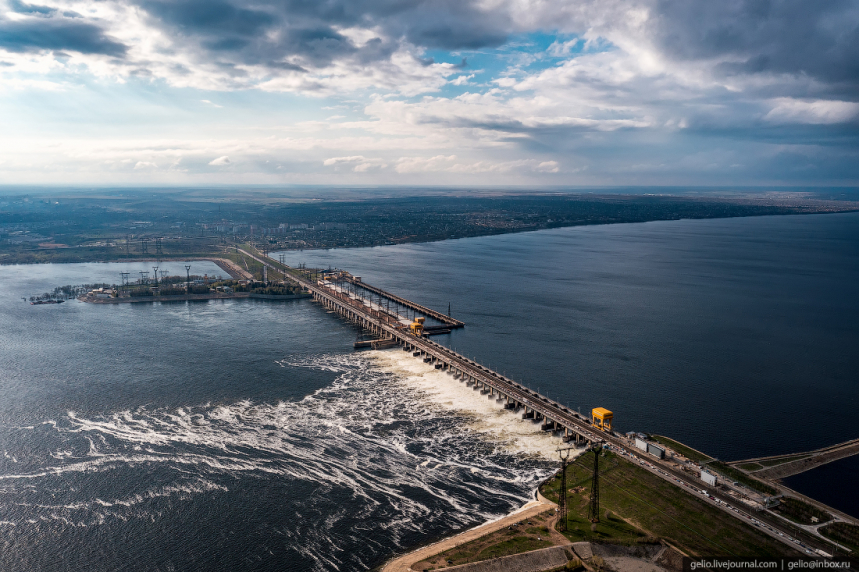 Волжская ГЭС — крупнейшая гидроэлектростанция Европы