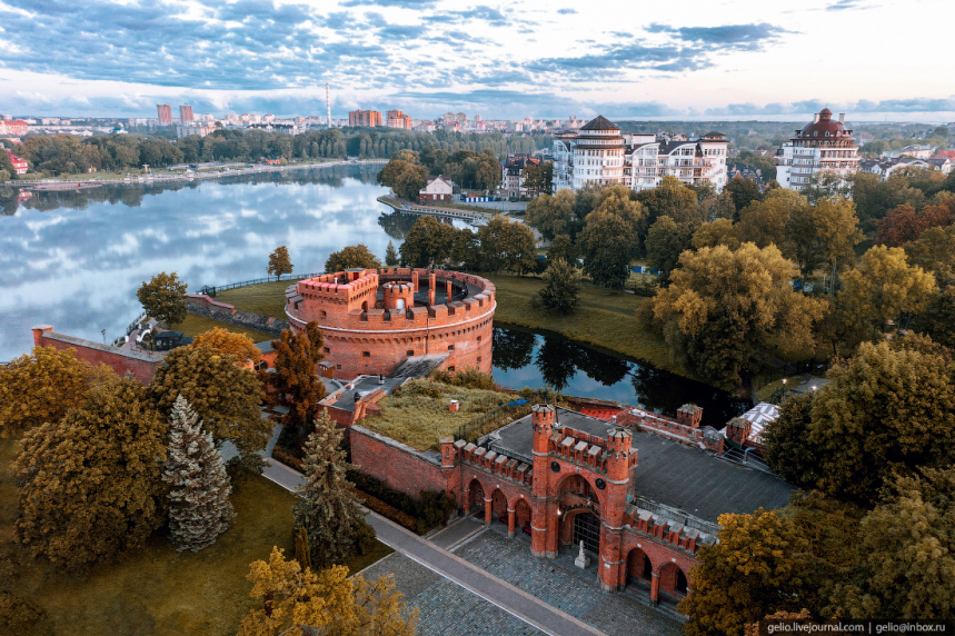 Калининград с высоты — самый европейский город России