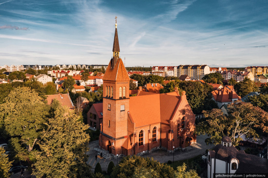 Зеленоградск — город-курорт на берегу Балтийского моря 