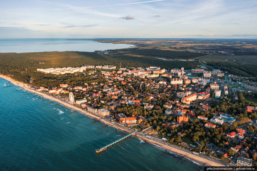 Зеленоградск — город-курорт на берегу Балтийского моря 