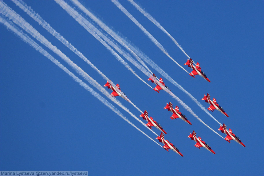 Dubai Air Show 2021. Эффектные кадры с авиашоу 