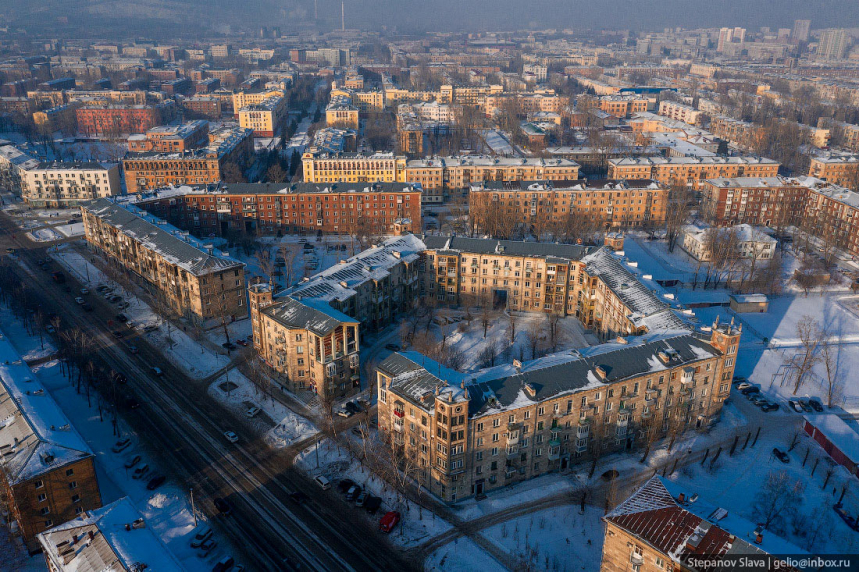 Зимний Новокузнецк — южная столица Кузбасса 