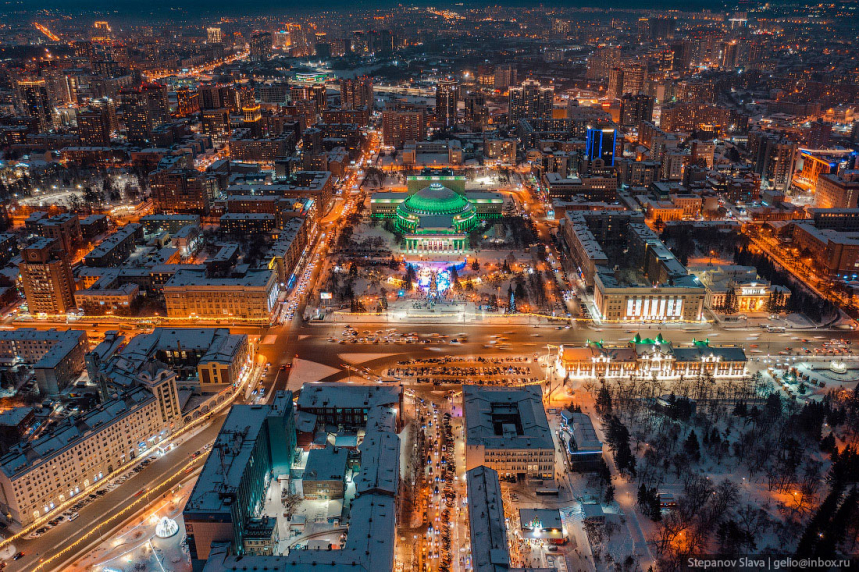 Новогодний Новосибирск 