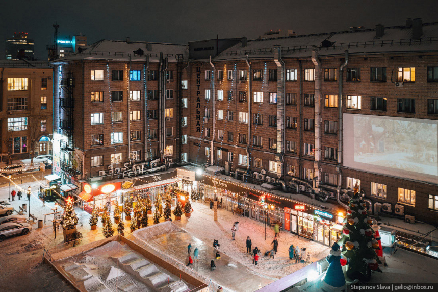 Новогодний Новосибирск 