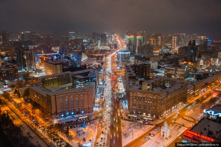 Новогодний Новосибирск 