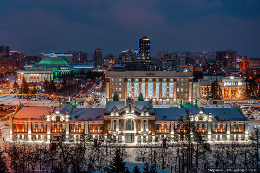 Новогодний Новосибирск 