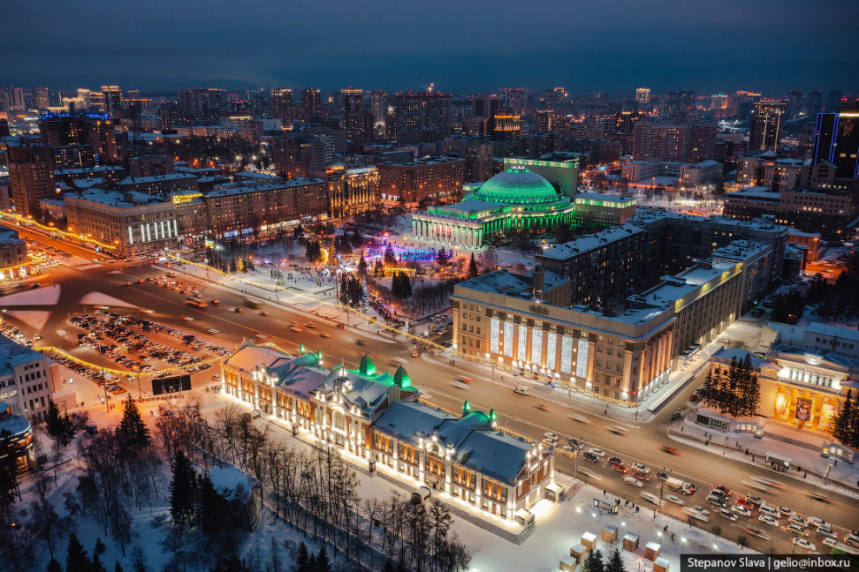 Новогодний Новосибирск 