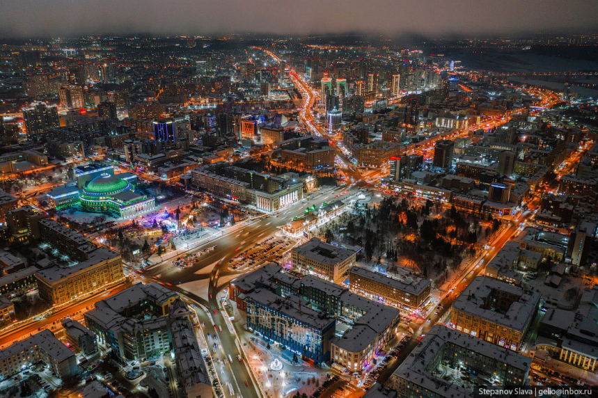 Новогодний Новосибирск 