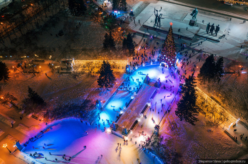 Новогодний Новосибирск 