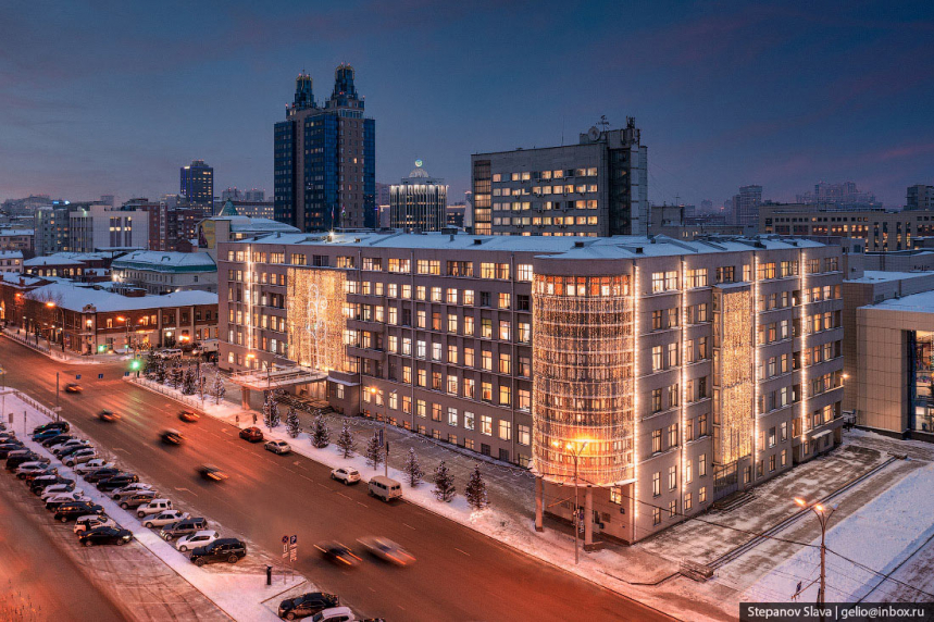 Новогодний Новосибирск 