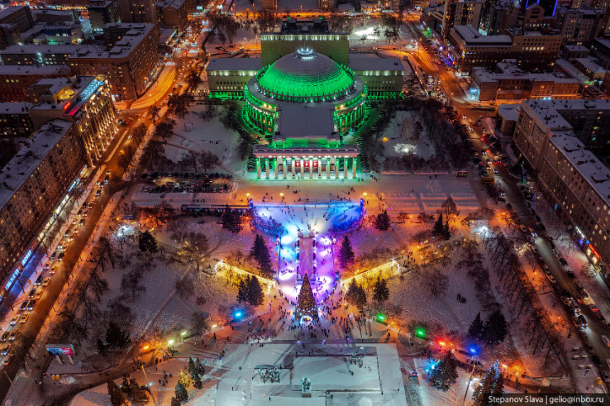 Новогодний Новосибирск 