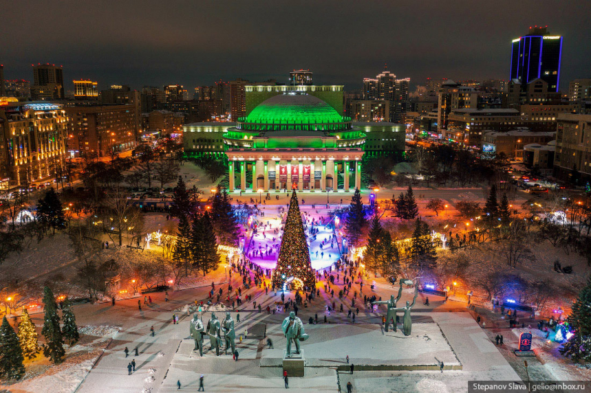 Новогодний Новосибирск 