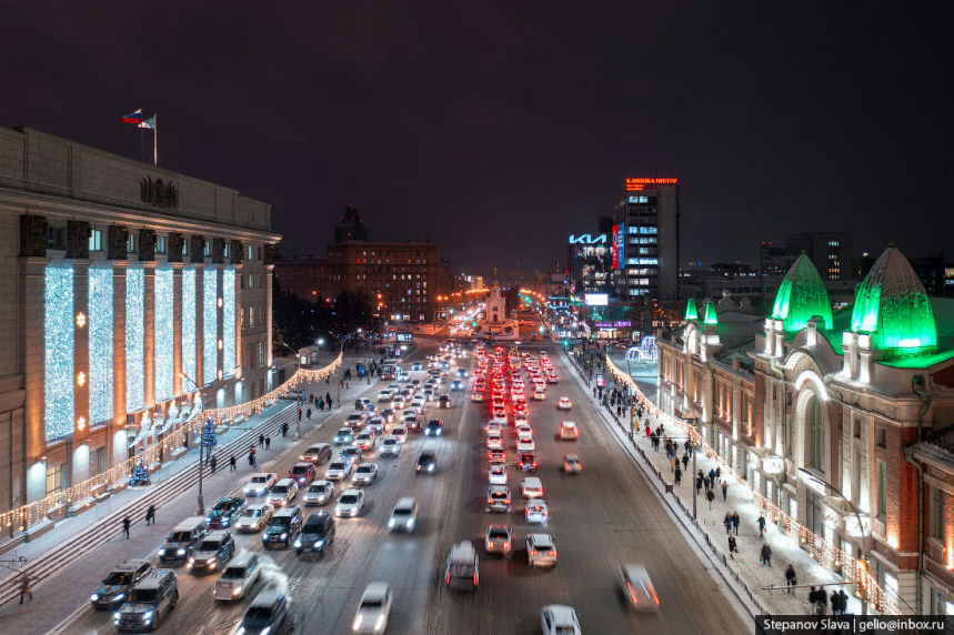 Новогодний Новосибирск 