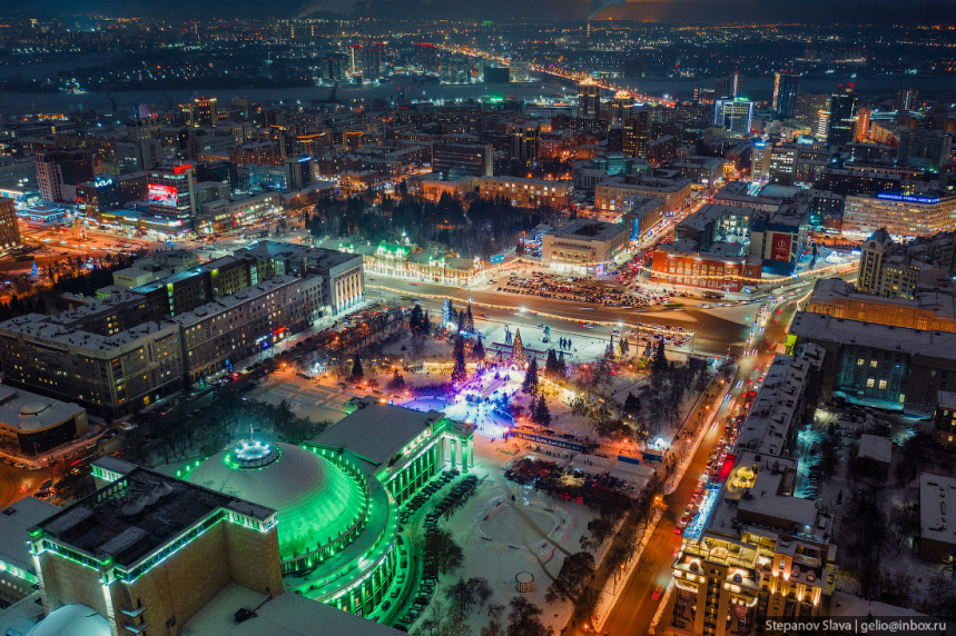 Новогодний Новосибирск 