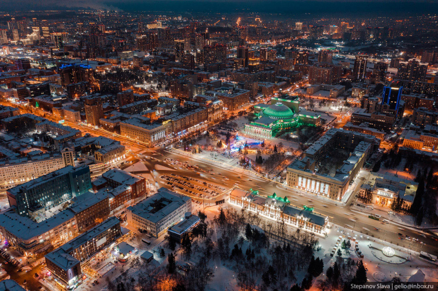 Новогодний Новосибирск 