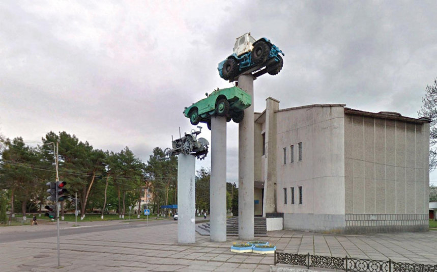 Советские памятники, монументы и стелы городов 
